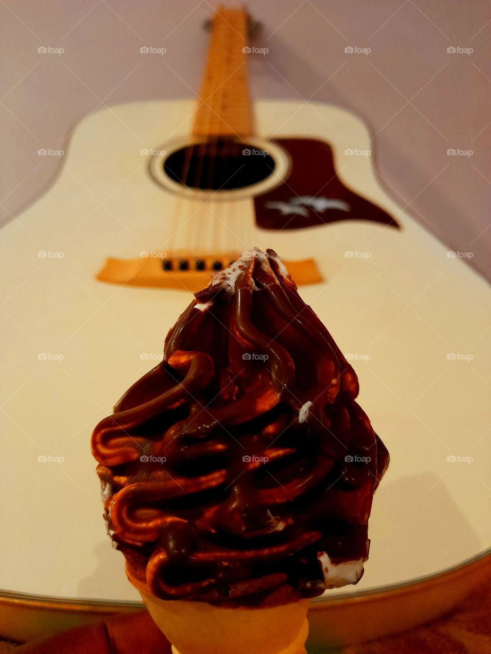 When it melts π play your guitar πΈ and you will enjoy the rest of your day. Music is all that we need when we are going through a lot in life.