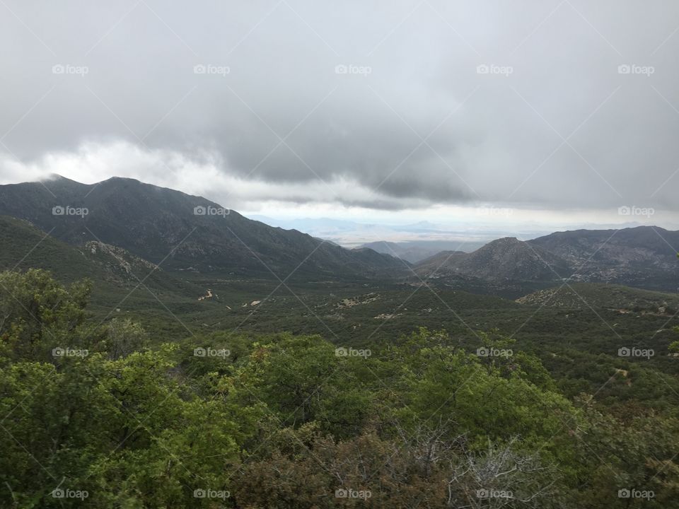 Arizona Monsoon. The beginning makings of a typical summer monsoon in Arizona 