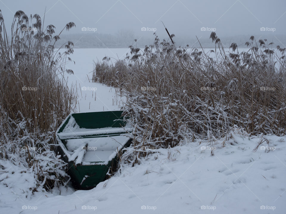 Scenic view during winter