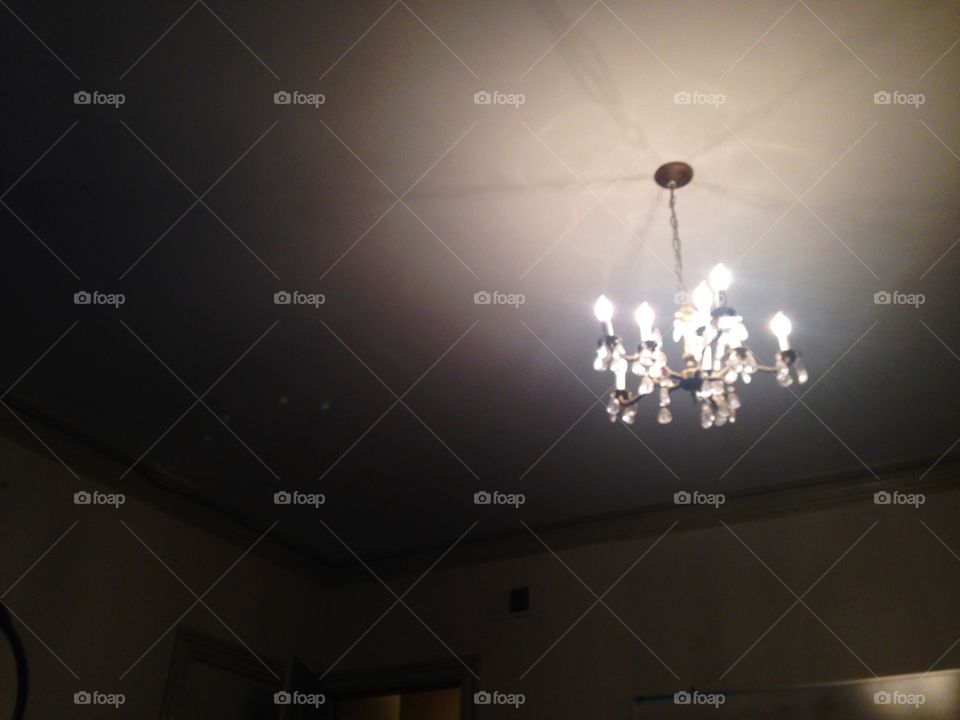 Classroom Chandeliers . Taken at the Academy of Vocal Arts in Philly