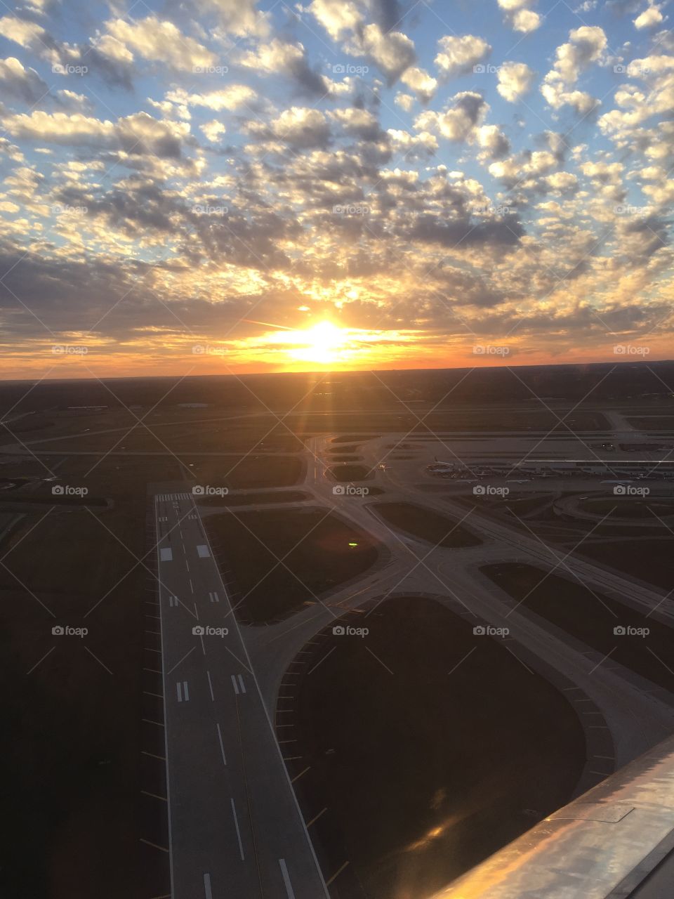 Another Day Ends Over the Runway