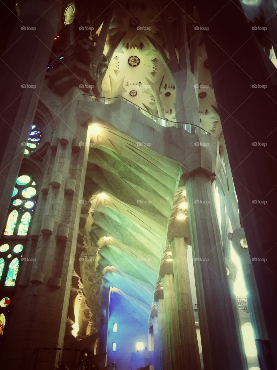 Antoni Gaudí - Sagrada Família: Ceiling