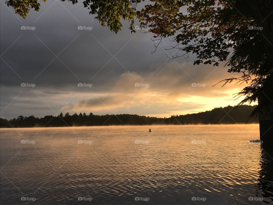 Sunrise on Cranberry Lake, NY