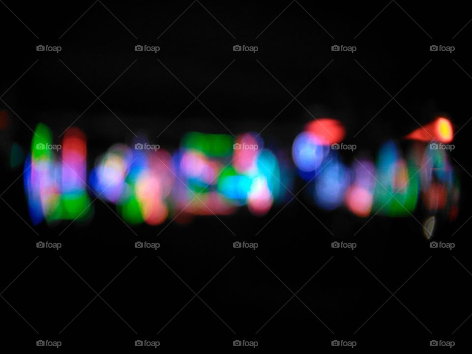 Blur photos of colorful led lights