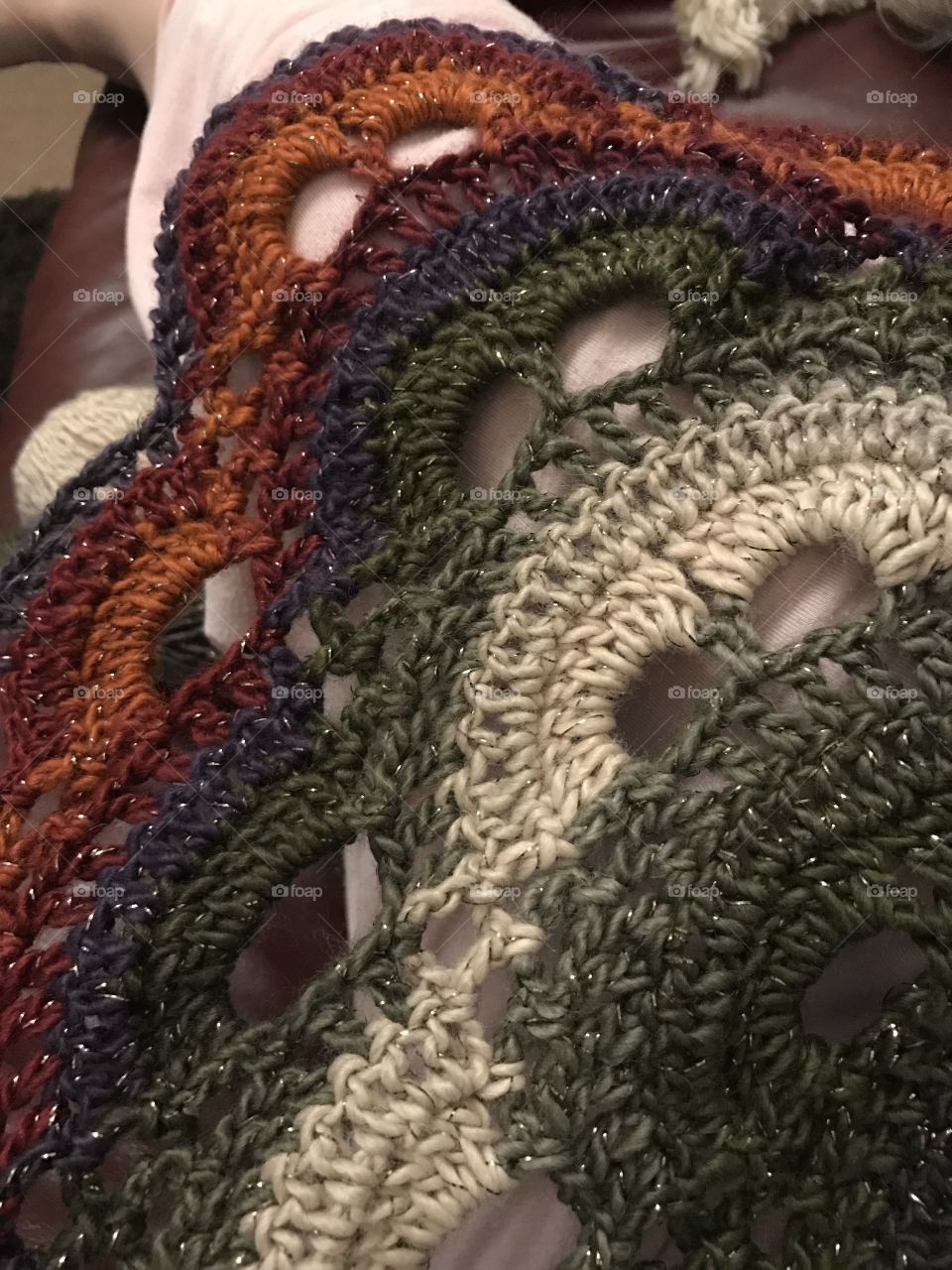 Virus shawl pattern crochet craft