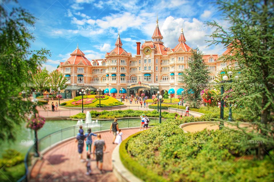 Disneyland Hotel. The Disneyland Hotel in Paris.