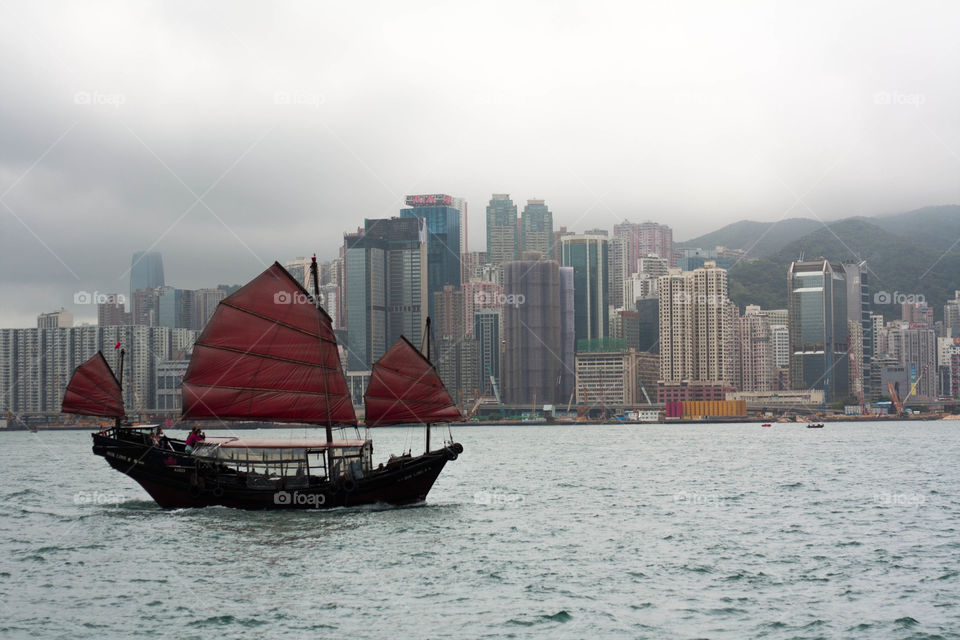 hong kong city travel sea by ndia