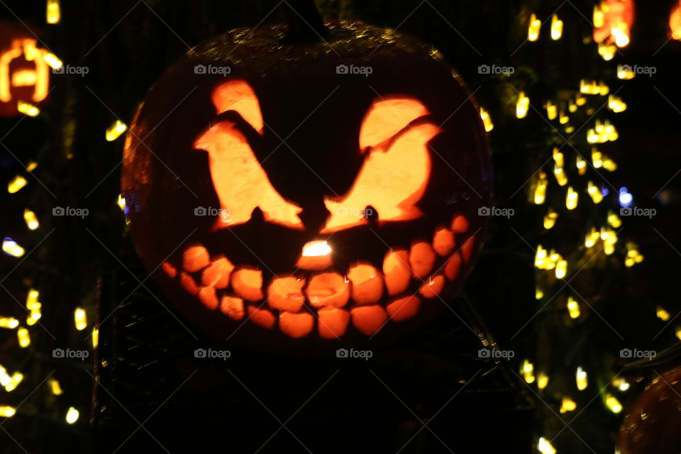 Pumpkin carved