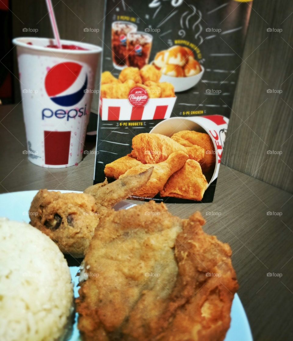 Share your time with KFC!