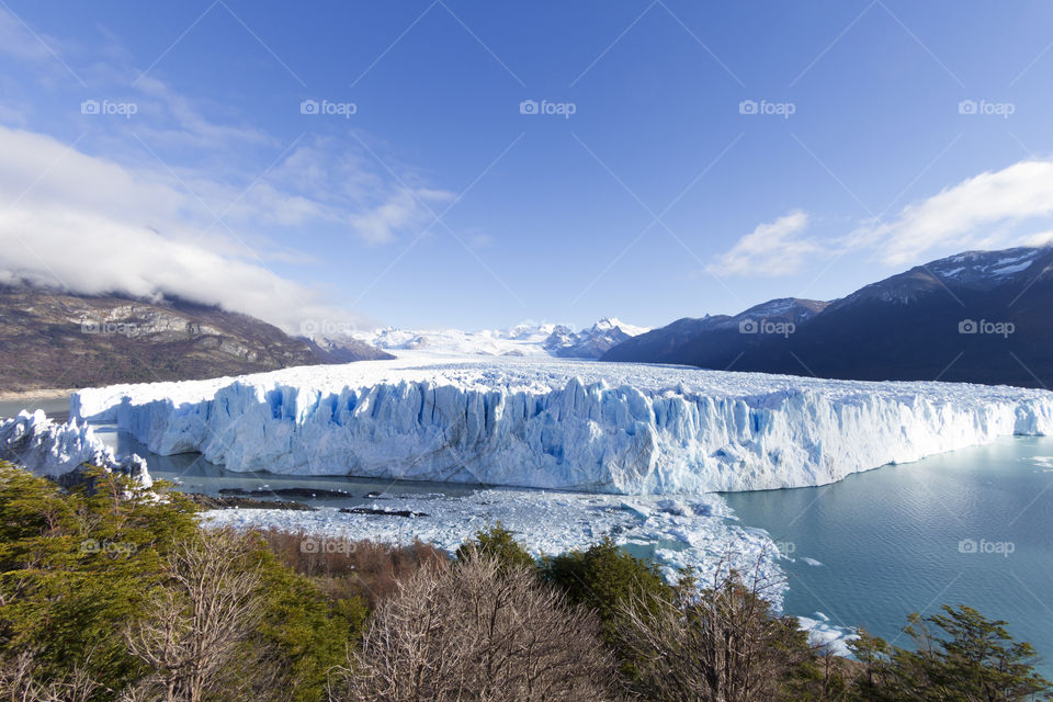 Perito Moreno Glacier near El Calafate in Argentina.