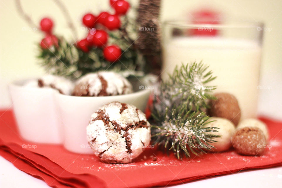 Preparing snacks for Santa