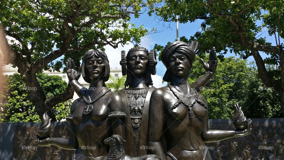 Park Statue, San Juan, Puerto Rico.