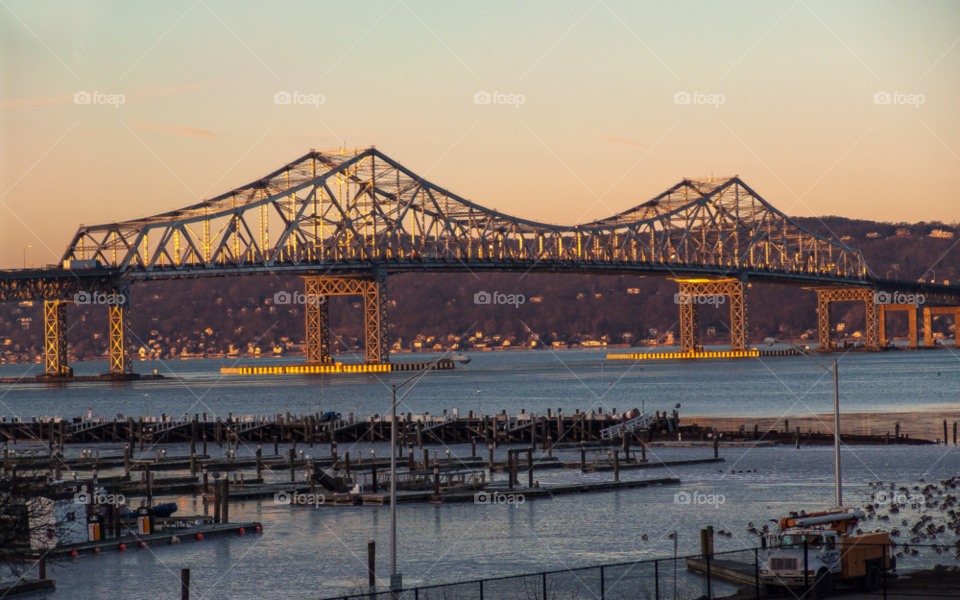 winter ice cold sunrise by delvec