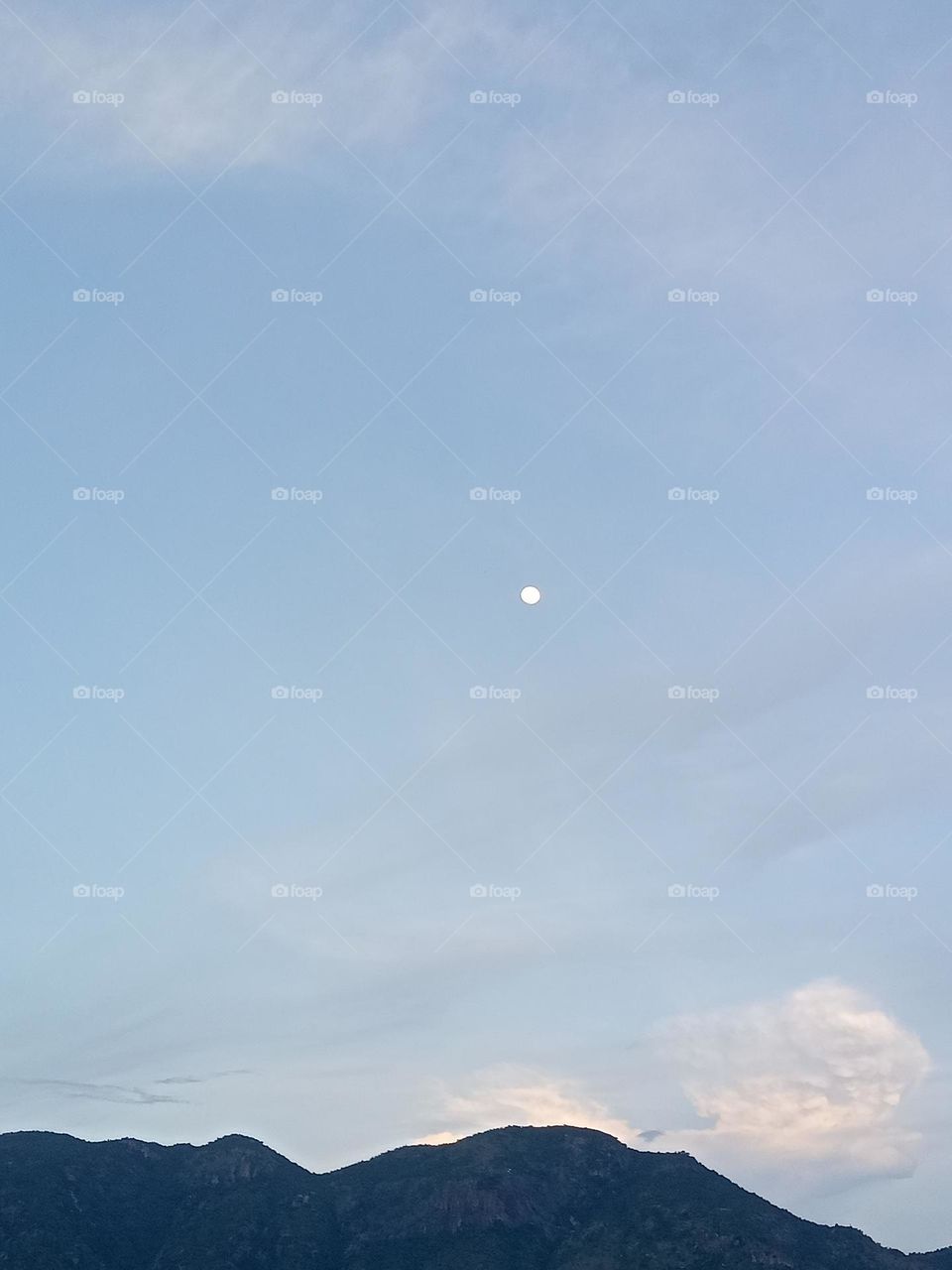 *Ravarma* Moon day, light pink, Sky blue