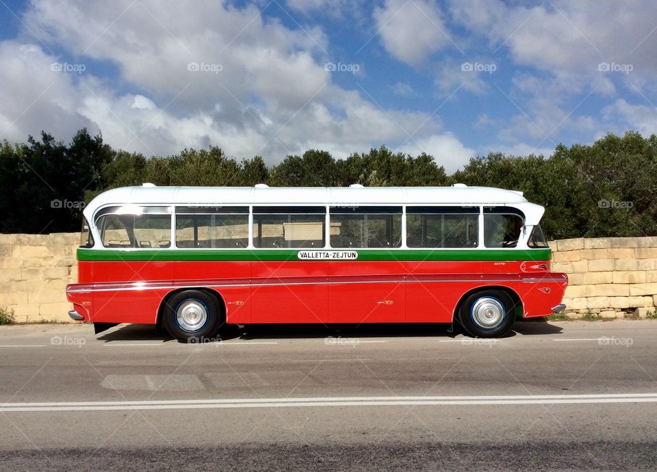 Vintage Malta Bus