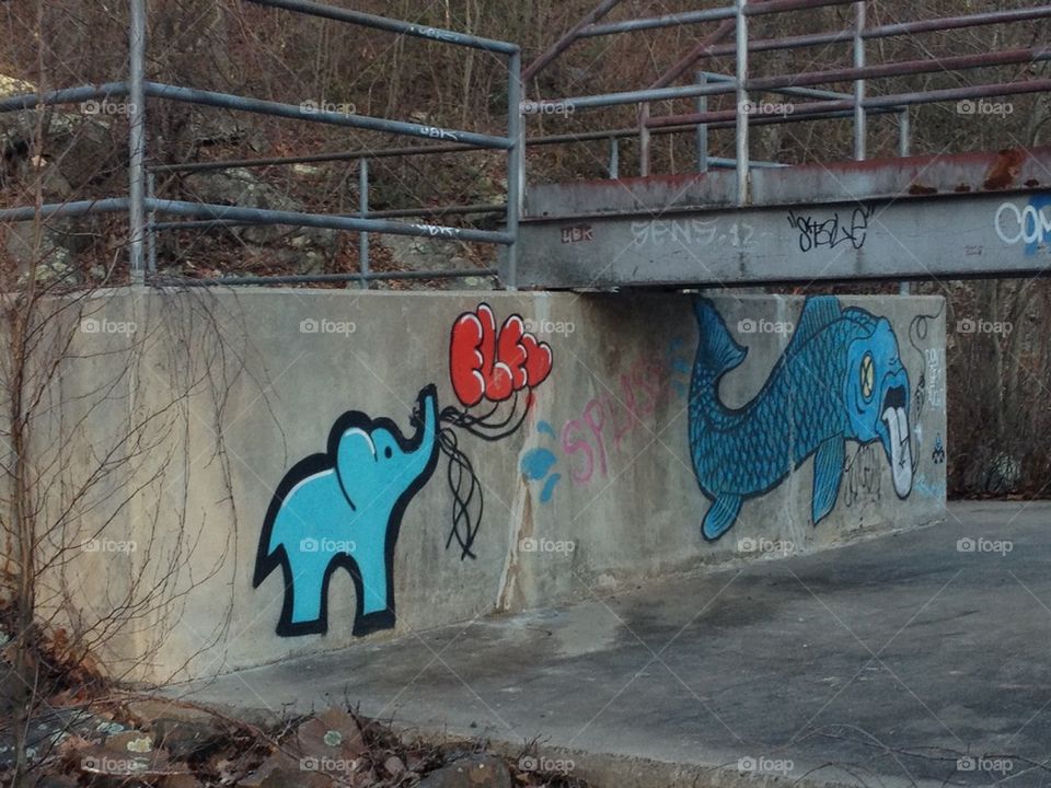 Graffiti bridge