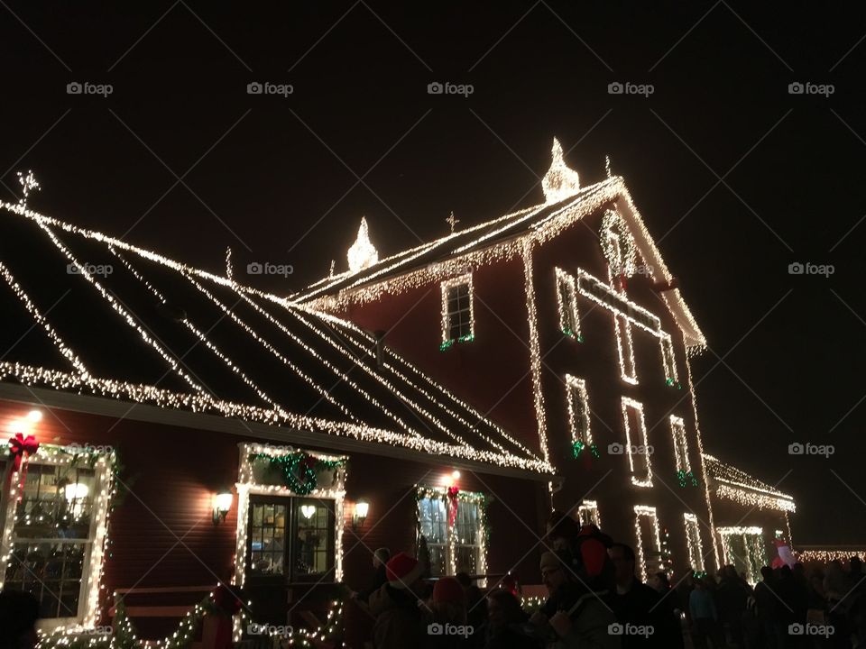 Clifton Mills Christmas light display 2015. Ohio 