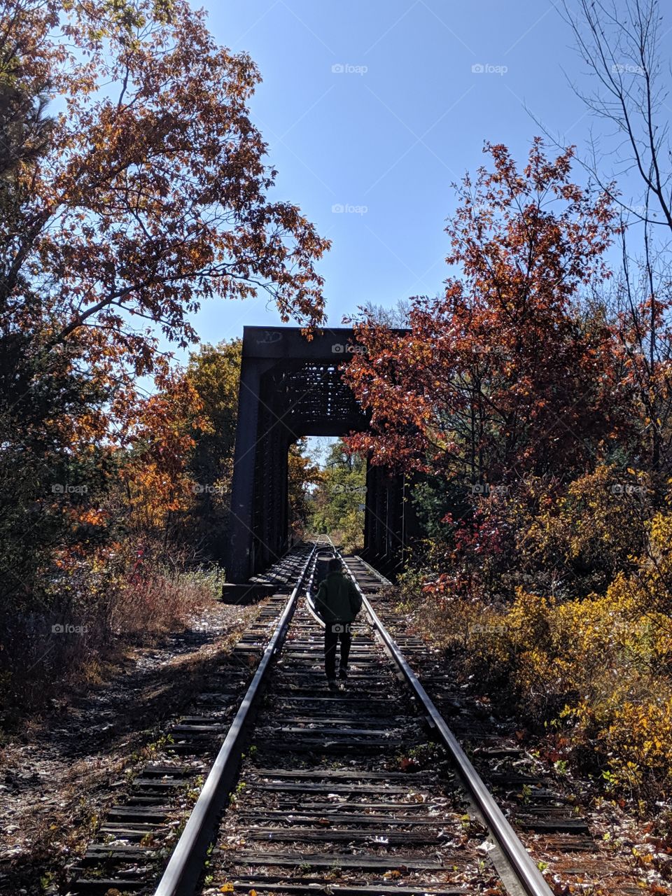 Autumn hiking