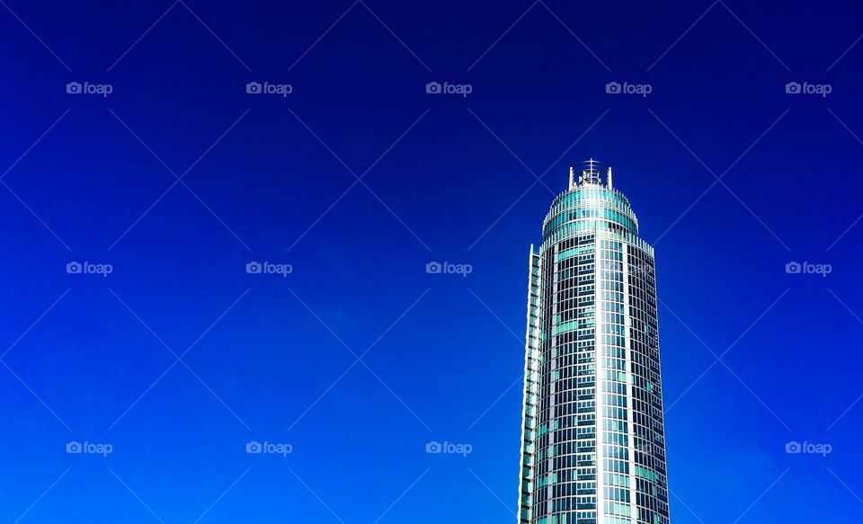 Tower in blue