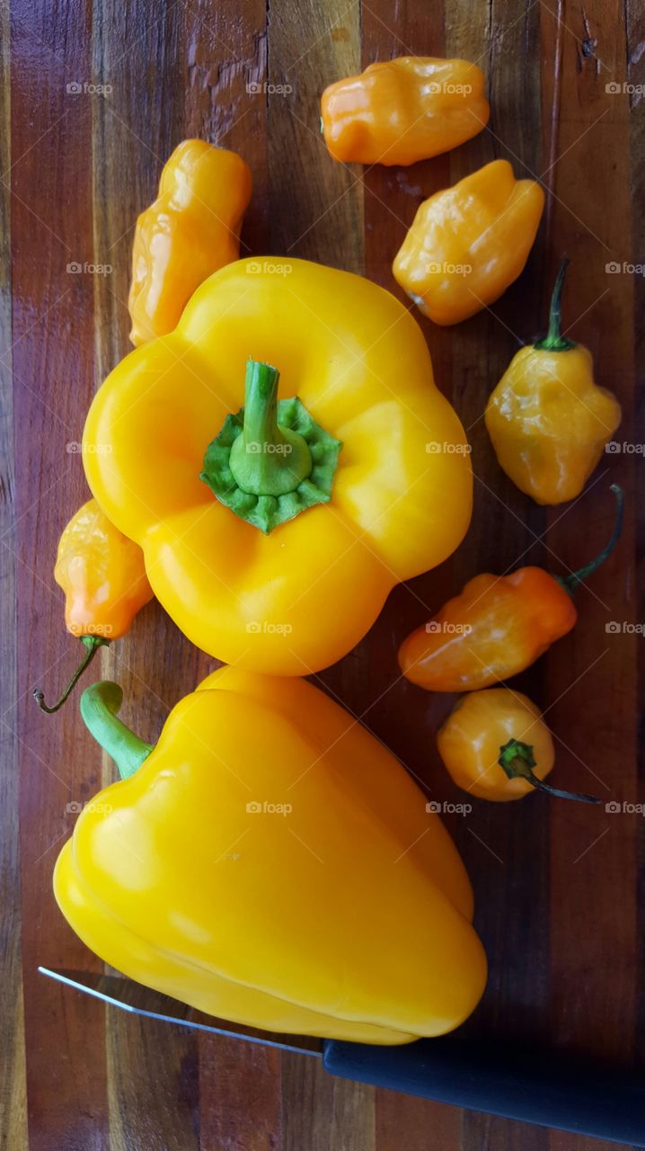 yellow peppers