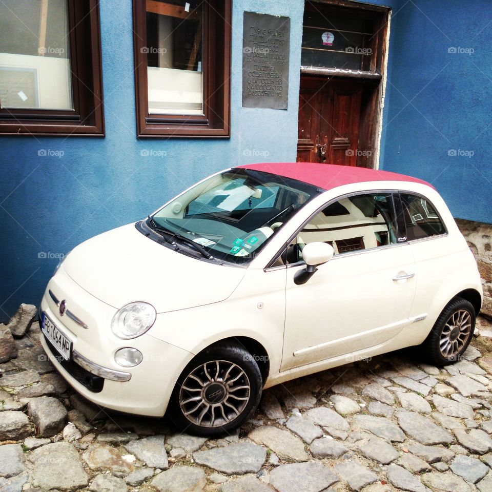 Fiat in old Plovdiv