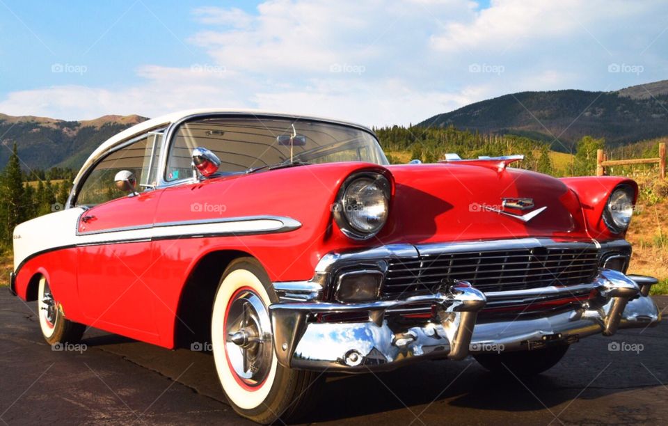Red Chevy Bel Air