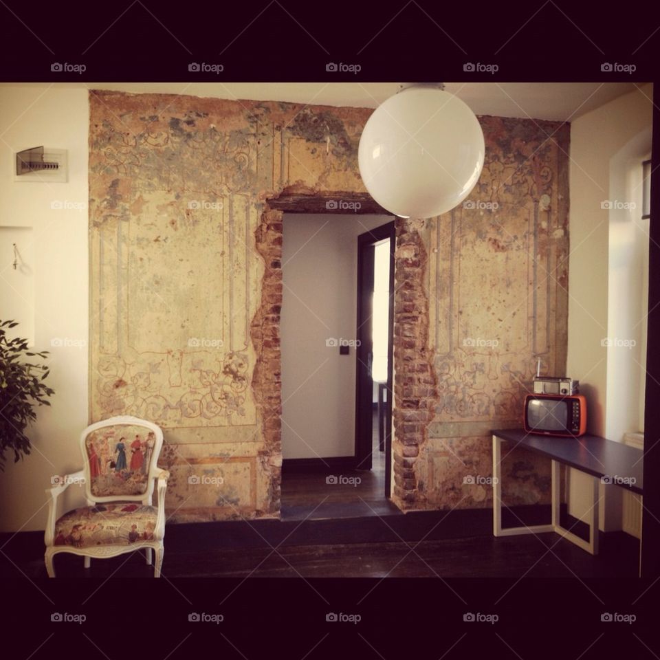 Digital agency with a retro design in a historical building..