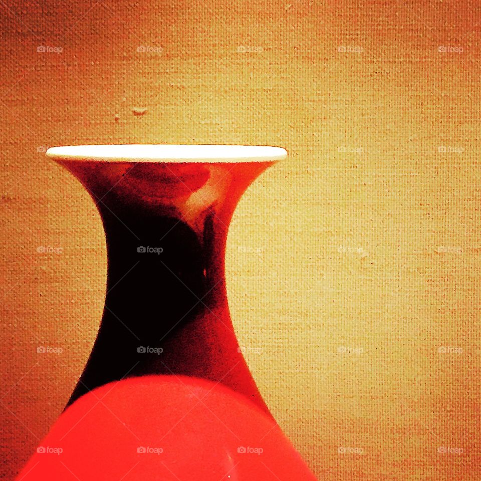 Red Vase