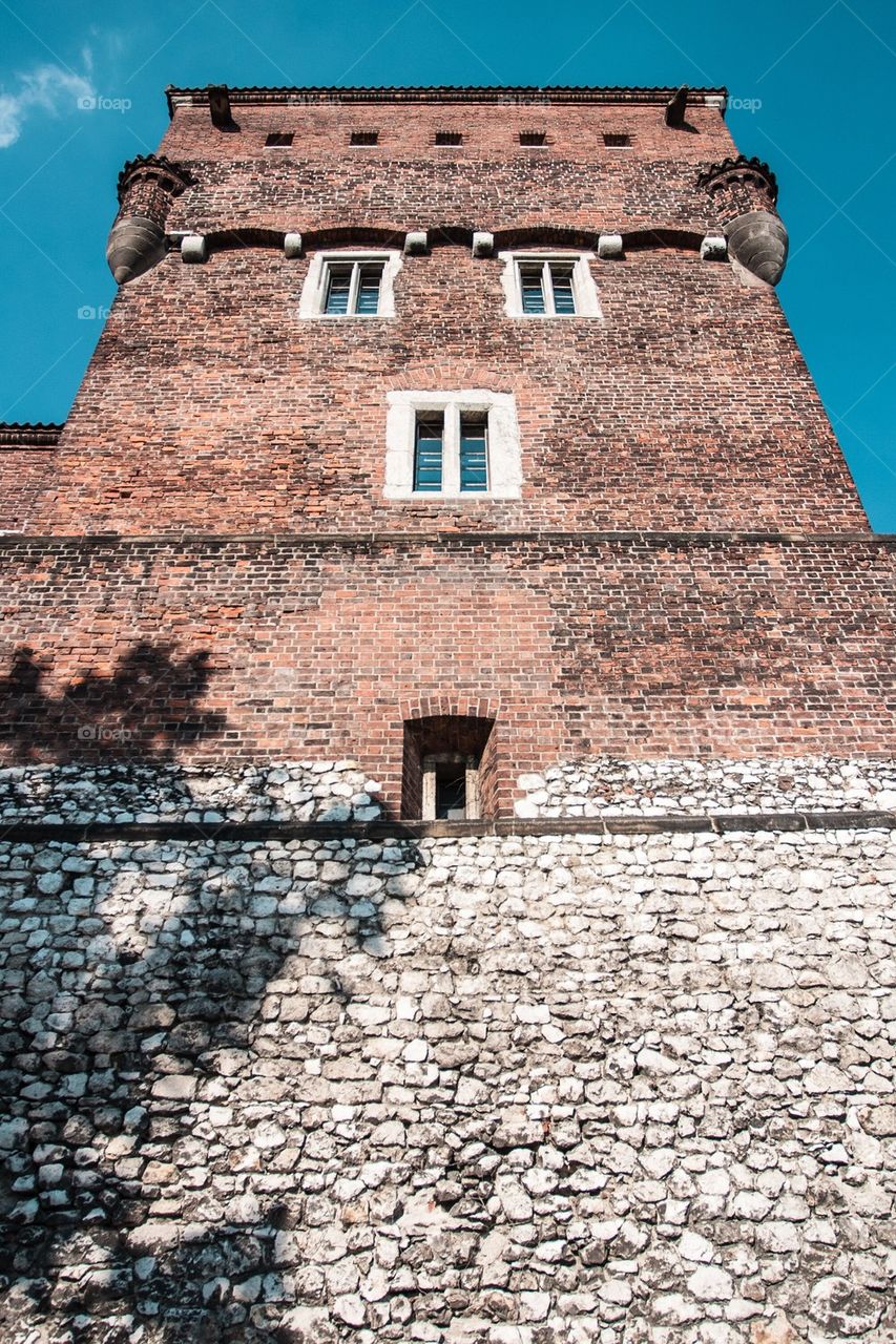 Tower on Wawel in Cracow