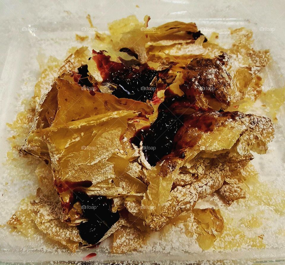 Close-up of dessert