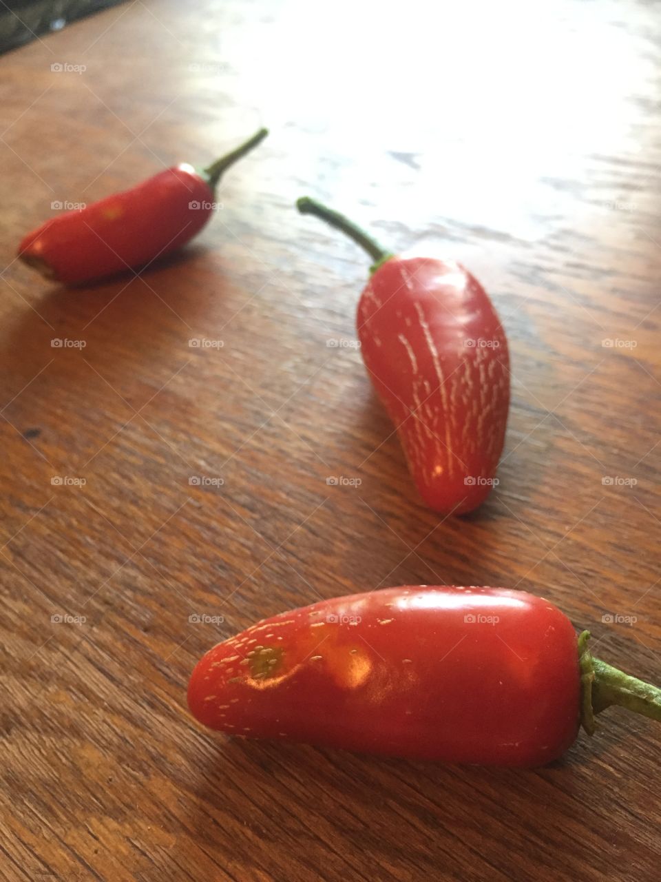 Homegrown peppers 