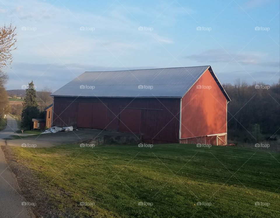red barn