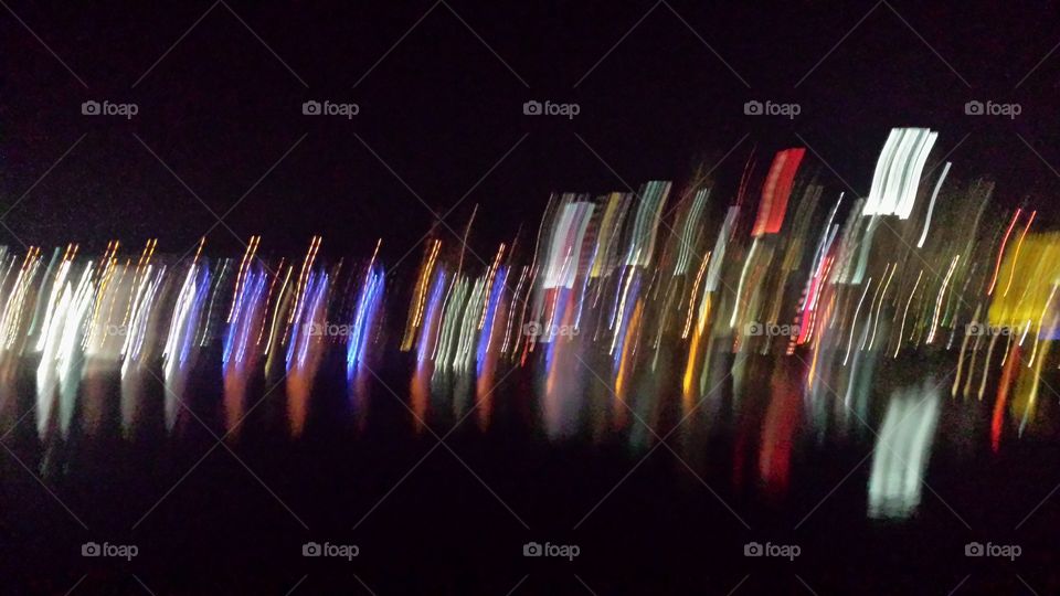 Miami Skyline Obstract