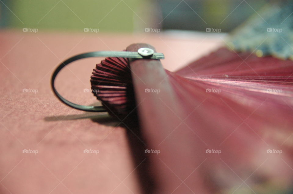 hand fan close up