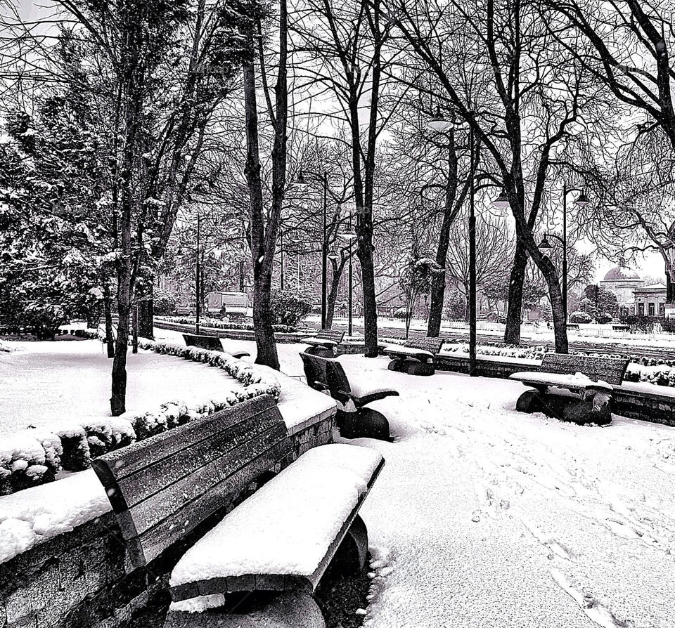 Winter in istanbul