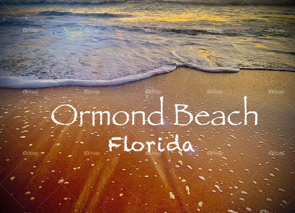 A morning on Ormond Beach, FL