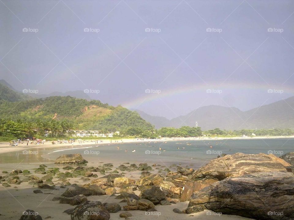 Beach of Guaecá/SP - Brazil