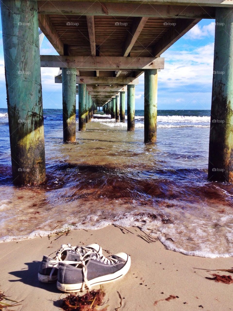 Shoes left behind