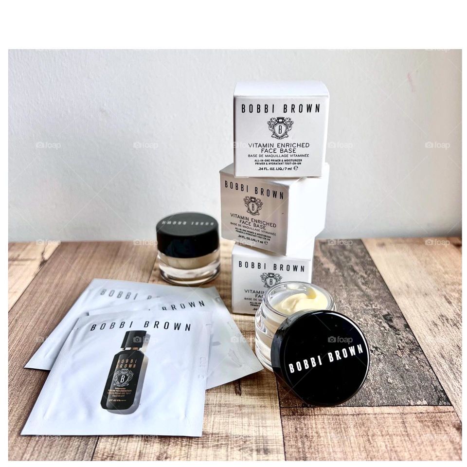 Bobbi brown range of skincare makeup products 