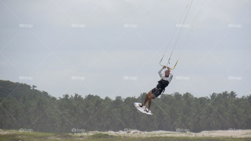 Flying in the wind