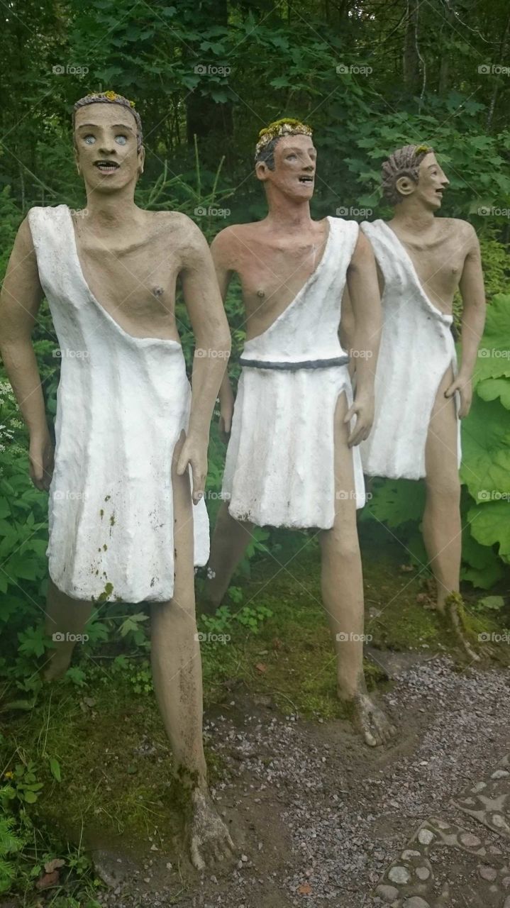 Rated as one of the scariest sights in the World, Statue Park in Parikkala, Finland. Patsaspuisto.