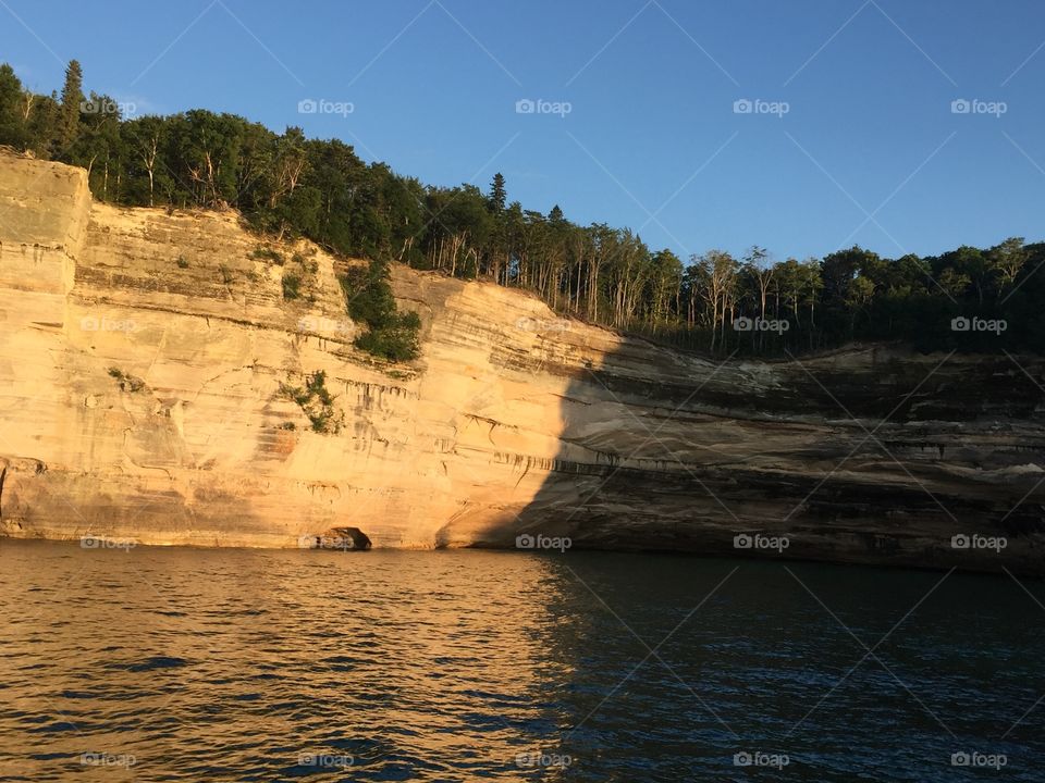 Shadows on Pictured Rocks