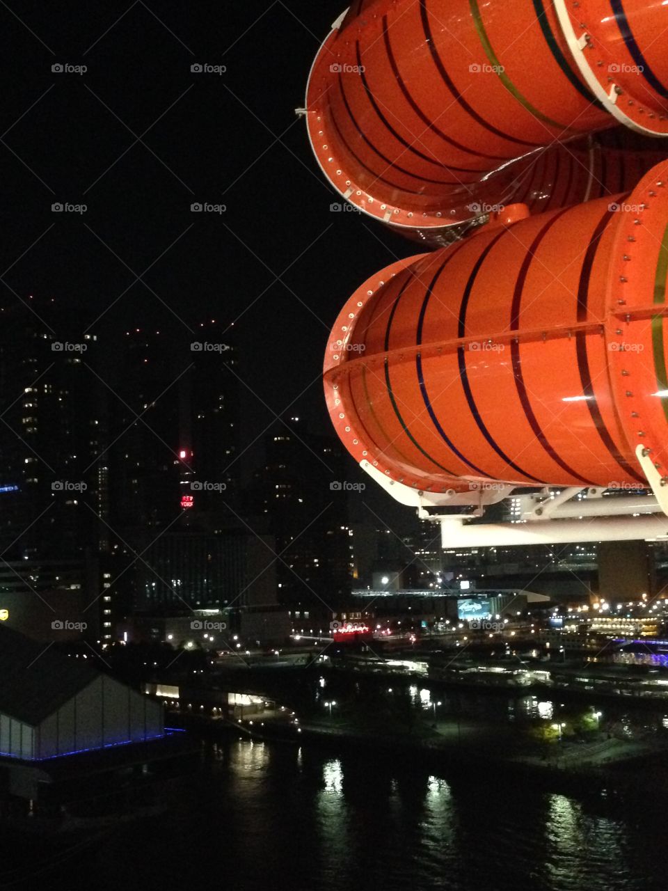 Cruise ship in New York City