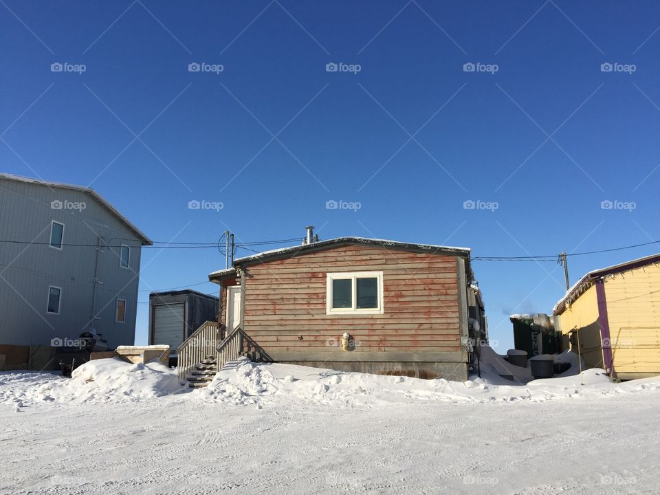 House, Snow, Winter, Hut, Storm