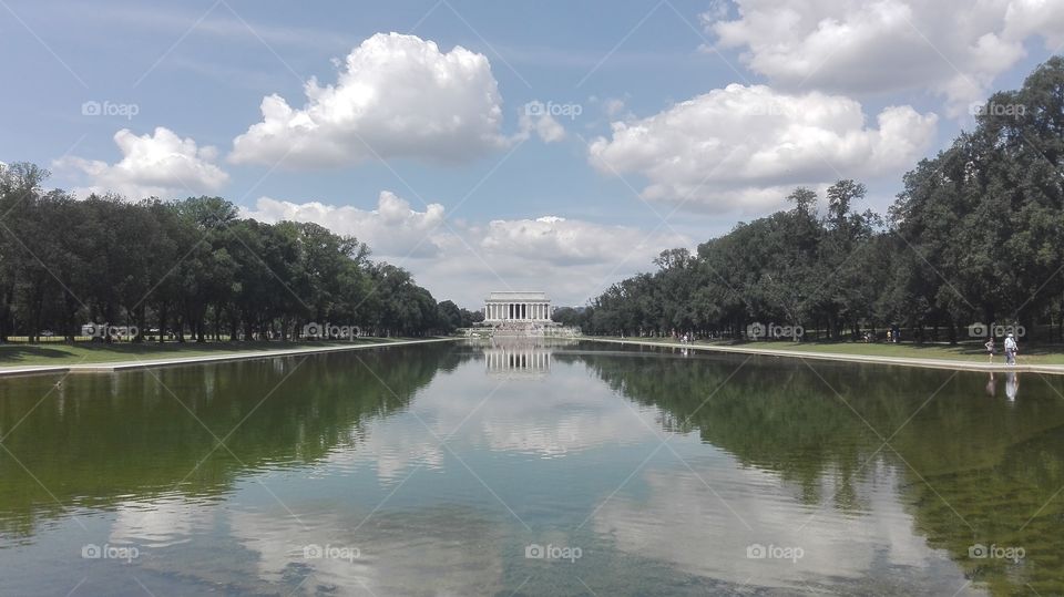 River, Water, Lake, Reflection, Bridge