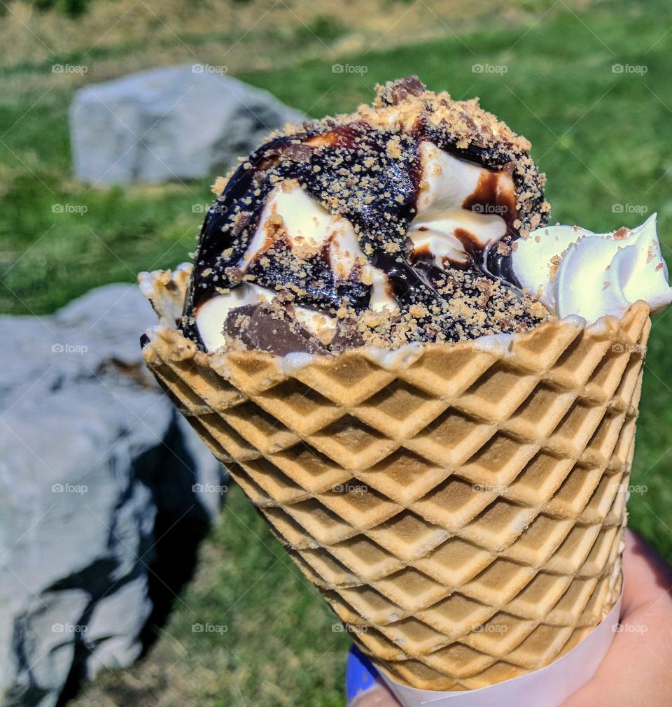 Summertime ice cream