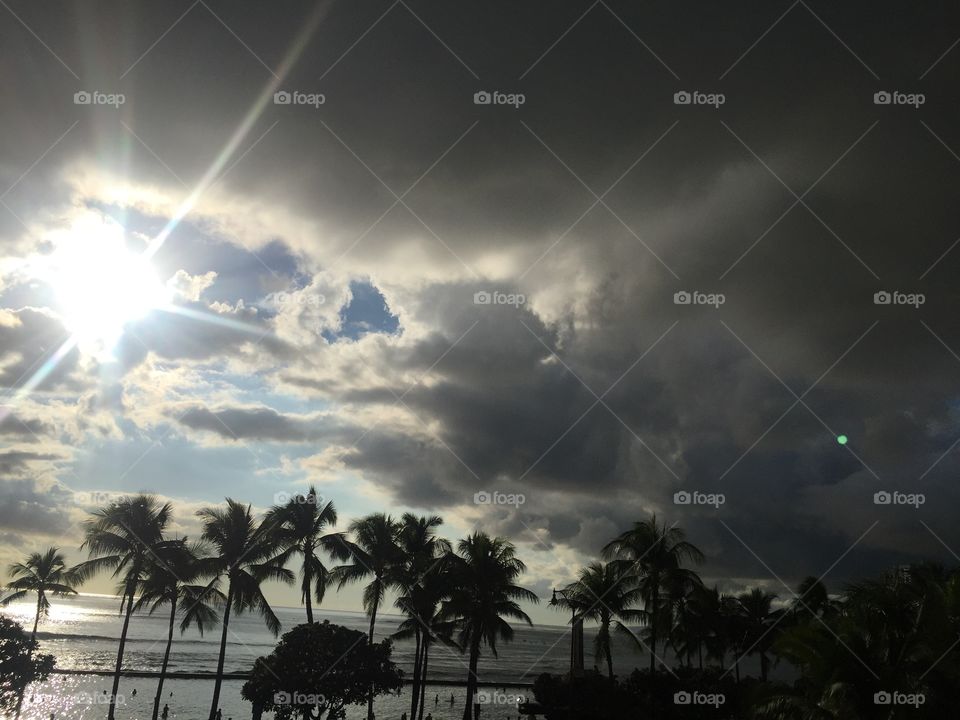 Clouds over Hawaii 