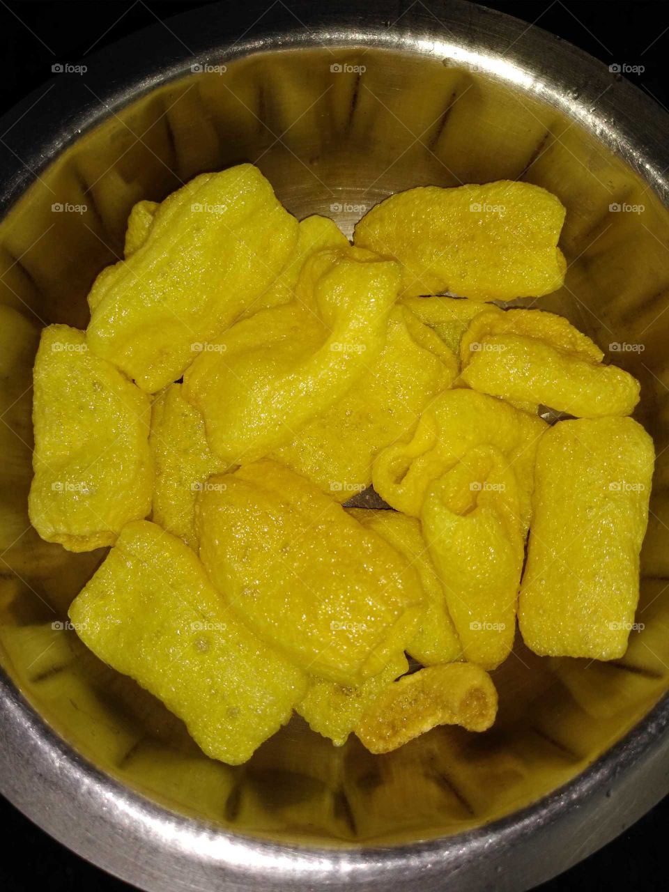 a chips like stuff know as papads