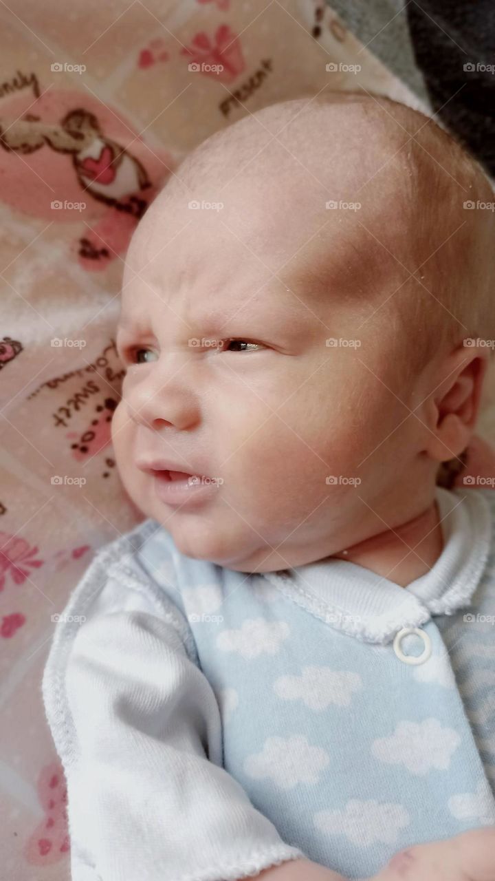 baby surprised