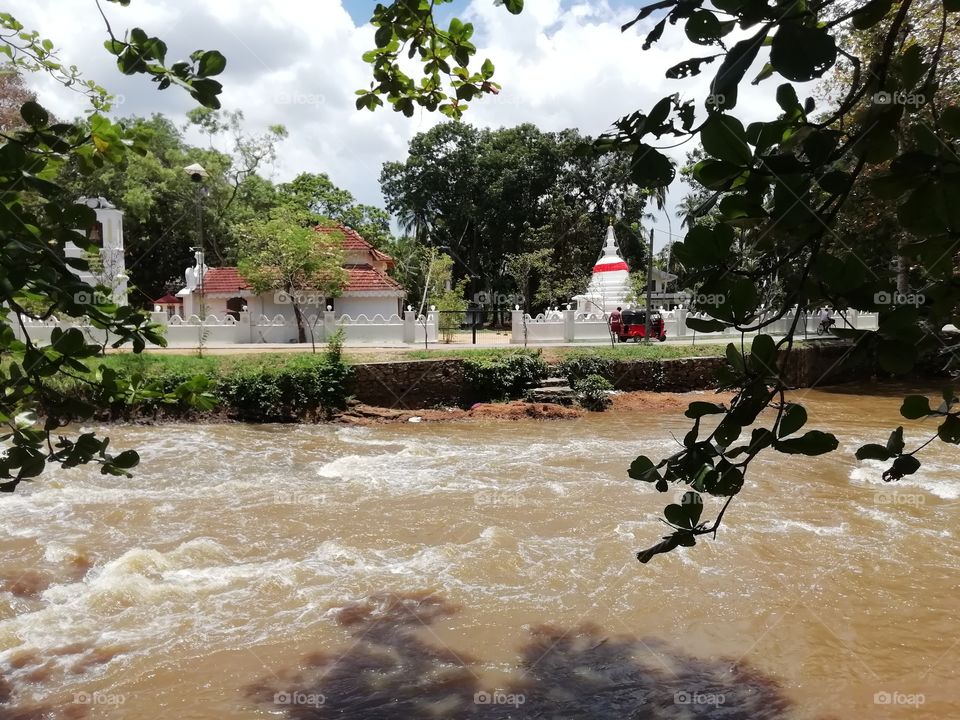 Random clicks # water flow#, near a temple